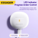 Бездротові навушники ESSAGER (color box) Shining TWS Bluetooth earphones White