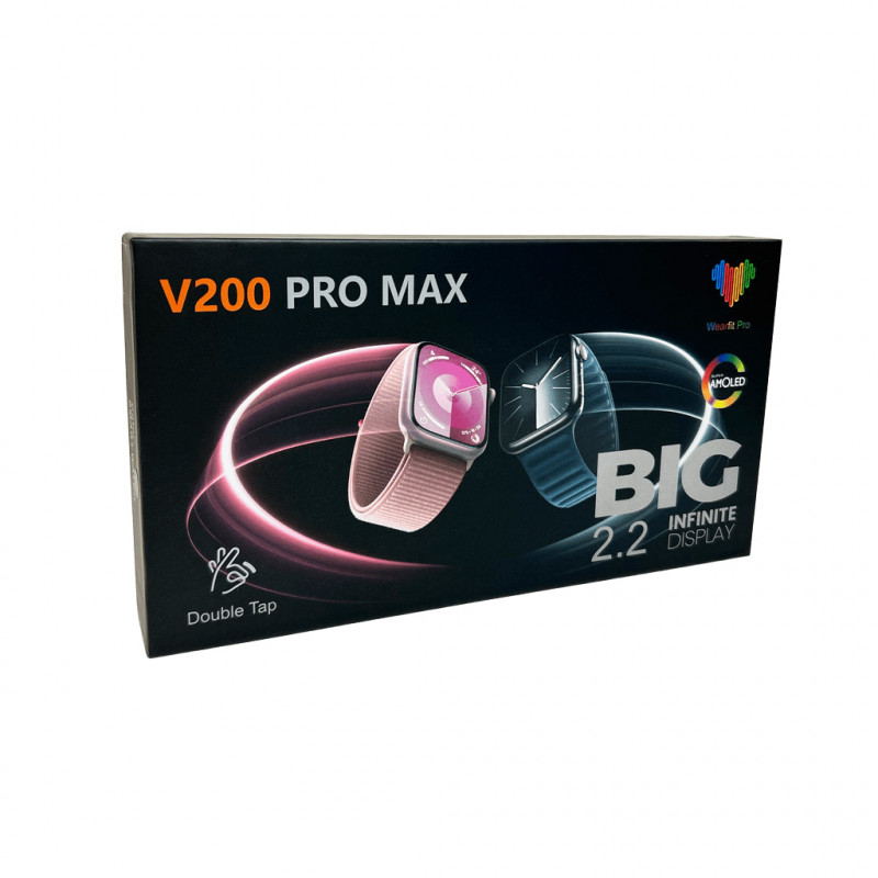 Смарт-годинник BIG V200 Pro Max 44mm. 220 mAh. IP65 Silver