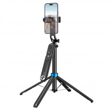 Селфі-монопод HOCO K22 Handy aluminum alloy anti-shake live broadcast holder Black