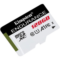 Kingston Endurance 128Gb microSDXC (UHS-1 U1) class 10 A1 memory card (R95MB/s, W45MB/s)