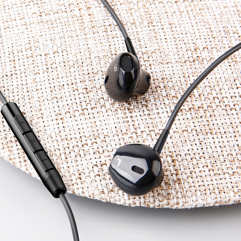 Навушники Baseus Encok H06 lateral in-ear Wire Earphone Black 3.5 mini-jack