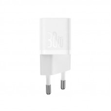 Мережевий зарядний пристрій Baseus GaN5 Fast Charger(mini) 1C 30W EU White