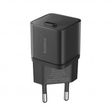 Мережевий зарядний пристрій Baseus GaN5S Fast Charger 1C 20W EU Cluster Black