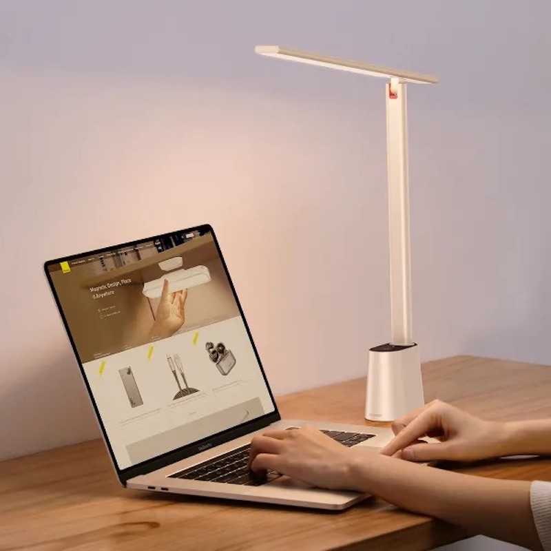 Світильник Baseus Smart Eye Series Charging Folding Reading Desk Lamp (Smart Light ) White
