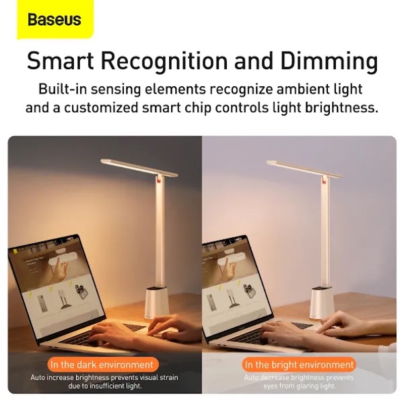 Світильник Baseus Smart Eye Series Charging Folding Reading Desk Lamp (Smart Light ) White