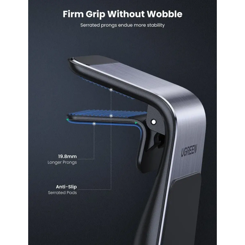 Автотримач для телефона UGREEN LP290 Waterfall Magnetic Phone Holder