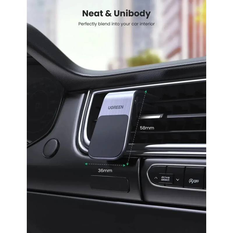 Автотримач для телефона UGREEN LP290 Waterfall Magnetic Phone Holder