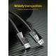 Кабель UGREEN DP114 DP 1.4 Male to Male Plastic Case Braided Cable 1m (UGR-80390)