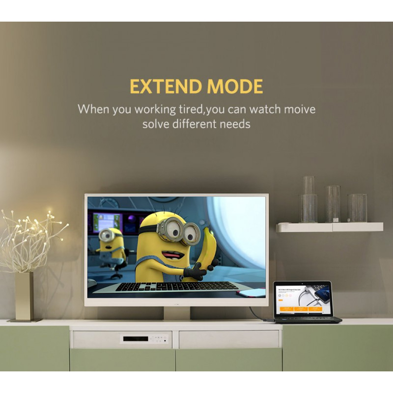 Кабель UGREEN ED015 HDMI Flat Cable 3m (UGR-50820)