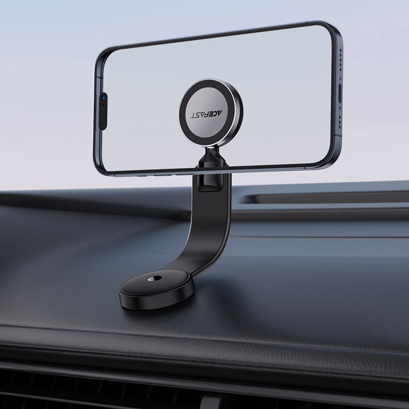 Автотримач для телефона з БЗП ACEFAST D37 magnetic wireless charging car holder for dashboard Black
