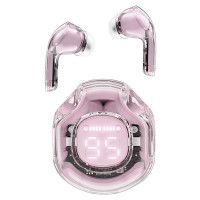 Бездротові навушники ACEFAST T8 Crystal color (2) bluetooth earbuds Lotus Pink