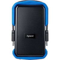 External hard drive PHD External 2.5'' Apacer USB 3.1 AC631 1TB Black/Blue (color box)