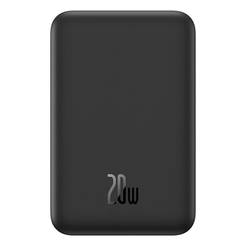 Зовнішній акумулятор Baseus Magnetic Mini Wireless Fast Charge Power Bank 5000mAh 20W Cluster Black（With Simple Series Charging Cable Type-C to Type-C