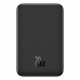 Зовнішній акумулятор Baseus Magnetic Mini Wireless Fast Charge Power Bank 5000mAh 20W Cluster Black（With Simple Series Charging Cable Type-C to Type-C