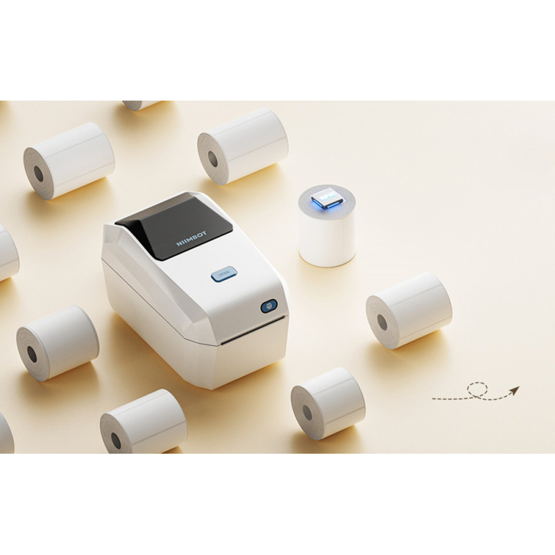 Термопринтер для друку наклейок NIIMBOT K3_W Lvory white (1AE10271603)