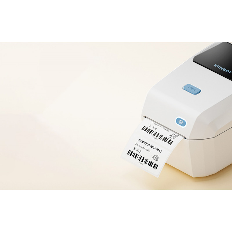 Термопринтер для друку наклейок NIIMBOT K3_W Lvory white (1AE10271603)