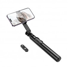Селфі-монопод HOCO K25 Sherkhan magnetic aluminum alloy live broadcast holder Black