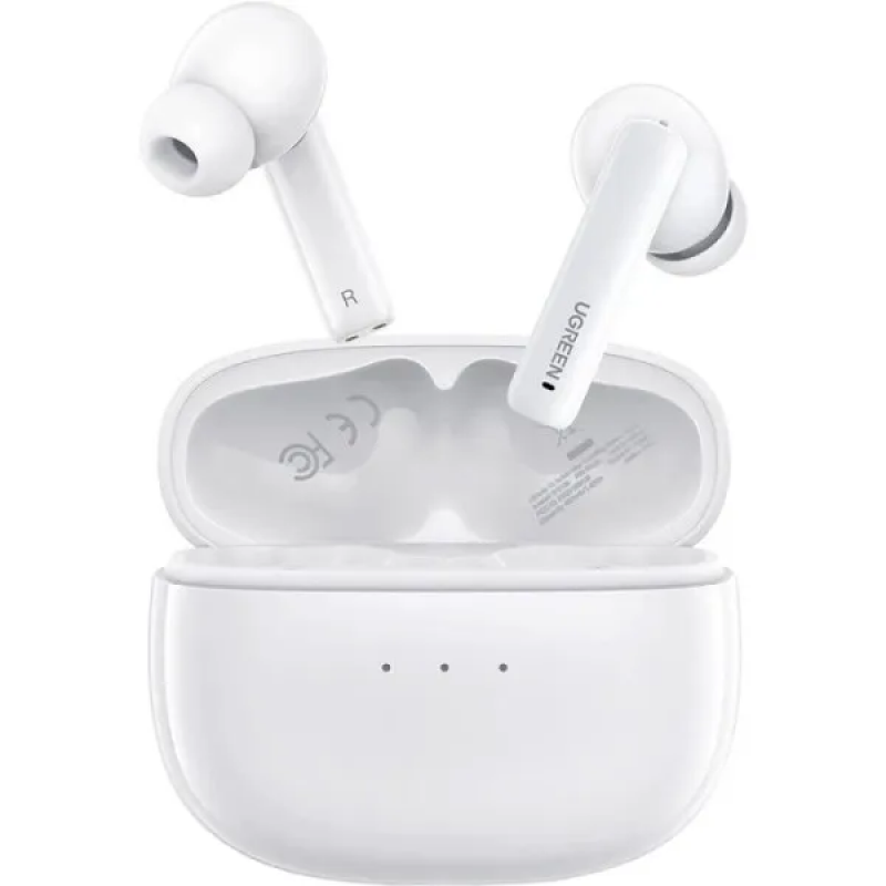 Бездротові навушники UGREEN WS106 HiTune T3 Active Noise-Cancelling Wireless Earbuds,IPX5, White(UGR-90206)