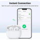 Бездротові навушники UGREEN WS106 HiTune T3 Active Noise-Cancelling Wireless Earbuds,IPX5, White(UGR-90206)