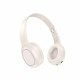 Бездротові накладні навушники HOCO W46 Charm BT headset Milky White