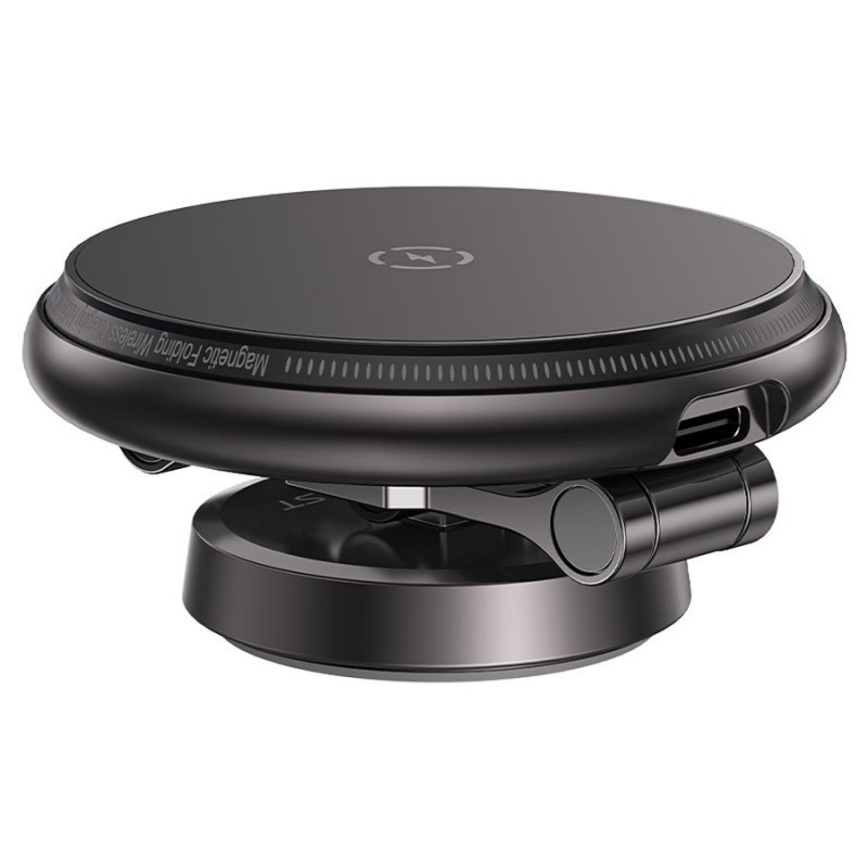 Автотримач для телефона з БЗП ACEFAST D30 magnetic folding wireless charging car holder Black