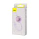 Кабель Baseus Bright Mirror 2 Series Retractable 3-in-1 Fast Charging  Data Cable USB to M+L+C 3.5A 1.1m Purple