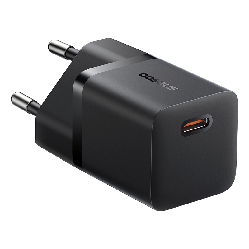 Мережевий зарядний пристрій Baseus GaN5 Fast Charger (mini) 1C 25W EU Cluster Black
