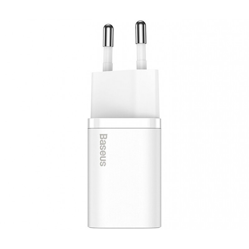 Мережевий зарядний пристрій Baseus Super Si Quick Charger 1C 20W EU White