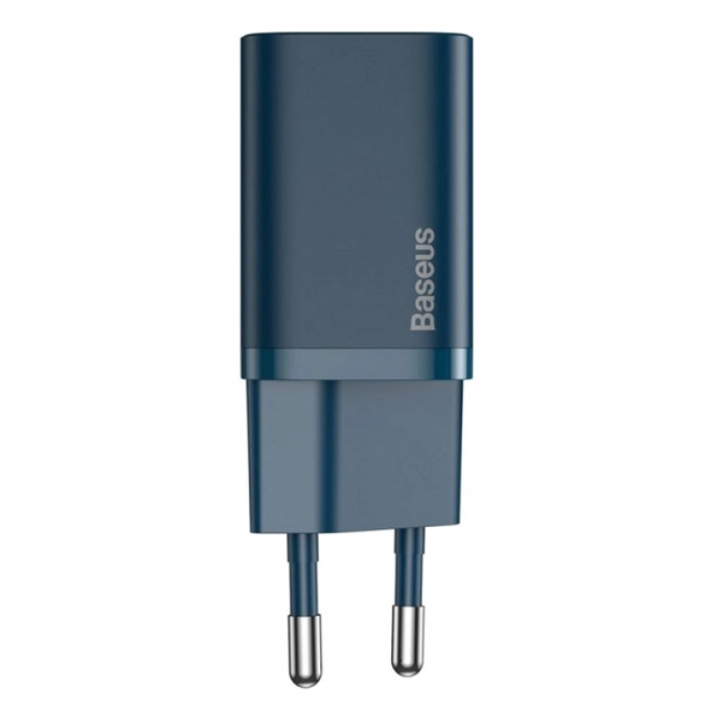 Мережевий зарядний пристрій Baseus Super Si Quick Charger 1C 20W EU Blue