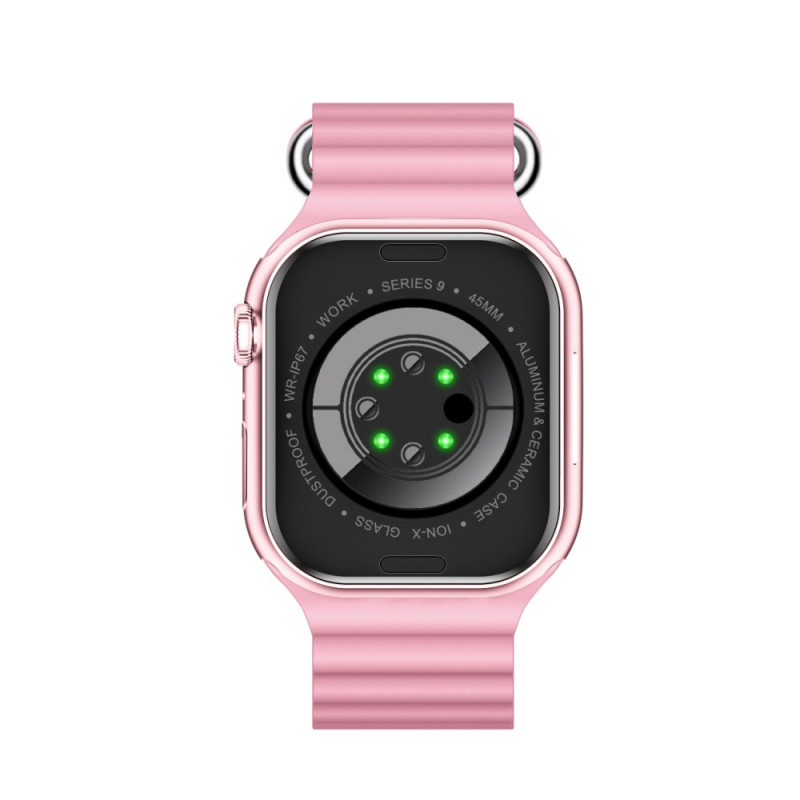 Смарт-годинник W&O X10 Pro 3 46mm. 240 mAh, IP67 Pink