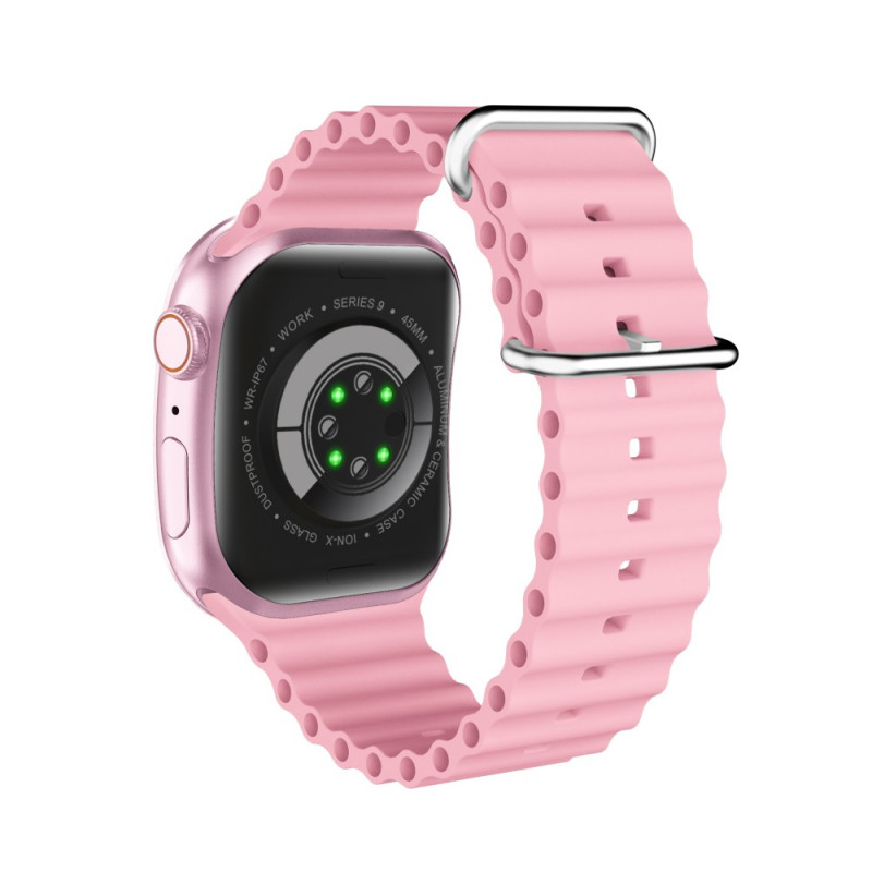 Смарт-годинник W&O X10 Pro 3 46mm. 240 mAh, IP67 Pink