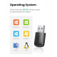 WI-FI-адаптер UGREEN CM448 AC650 11ac Dual-Band Wireless USB Adapter(UGR-20204)