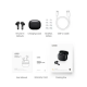 Бездротові навушники UGREEN WS106 HiTune T3 Active Noise-Cancelling Wireless Earbuds, IPX5, Black(UGR-90401)