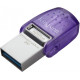 Флеш-накопичувач Kingston USB 3.2 DT microDuo 3C 128GB (Type-A/Type-C) (200Mb/s)