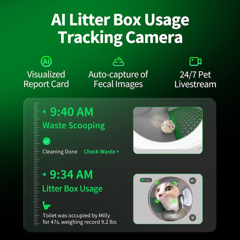 Смарт автоматичний лоток PETKIT Purobot Max Pro with Camera