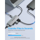 USB-хаб Vention USB-C to HDMI/USB 3.0x3/SD/TF/PD Docking Station Gray 0.15M Aluminum Alloy Type