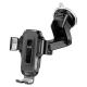 Автотримач для телефона з БЗП HOCO HW3 Wise automatic induction wireless fast charging car holder(center console) Black