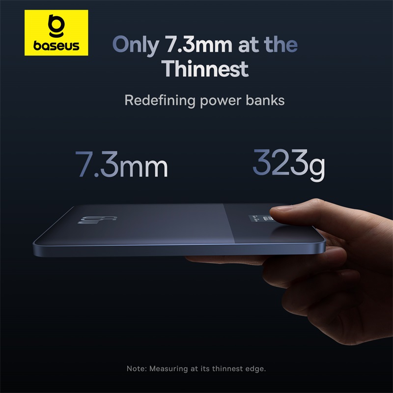 Зовнішній акумулятор Baseus Blade2 Fast-Charging Power Bank with Digital Display Intelligent Edition 12000mAh 65W Mariana Blue  (with Baseus Mini Whit