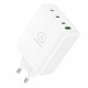 Мережевий зарядний пристрій WUW-C158 1USB 3Type-C + USB A PD100W white