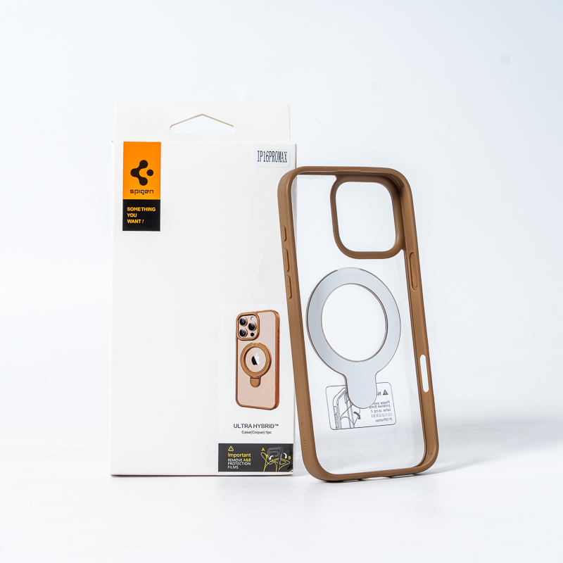 Чохол для смартфона Spigen AAA Magnetic Ring for Apple iPhone 16 Pro Brown