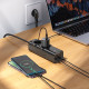 Мережевий подовжувач HOCO NS10 Wisdom 2-position (PD67W/3C1A) desktop socket (EU/GER) Black