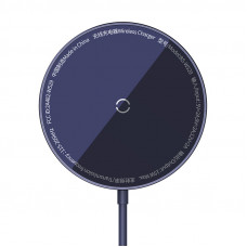 Бездротовий зарядний пристрій Baseus Simple Mini3 Magnetic Wireless Charger 15W Dusty Purple