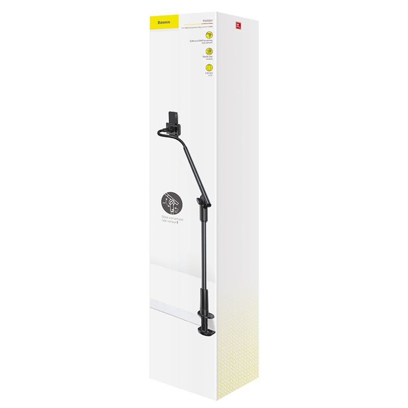 Тримач для телефона Baseus Unlimited adjustment lazy phone holder silver