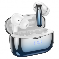 Бездротові навушники HOCO EQ16 Shine true wireless ANC+ENC Noise Reduction BT headset Blue glaze