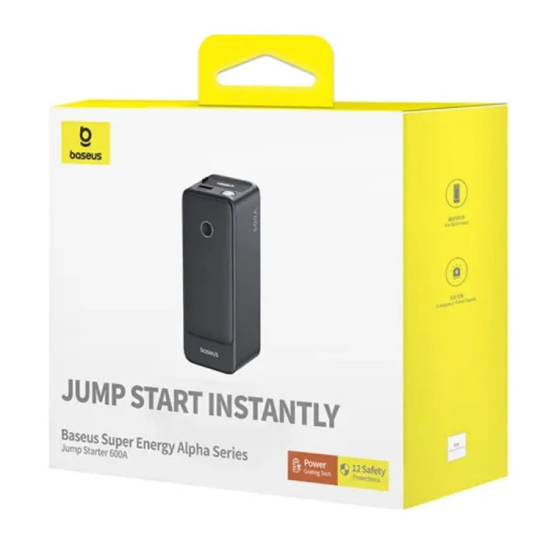Автомобільний пуско-зарядний пристрій Baseus Super Energy Alpha Series Jump Starter 600A Cosmic Black