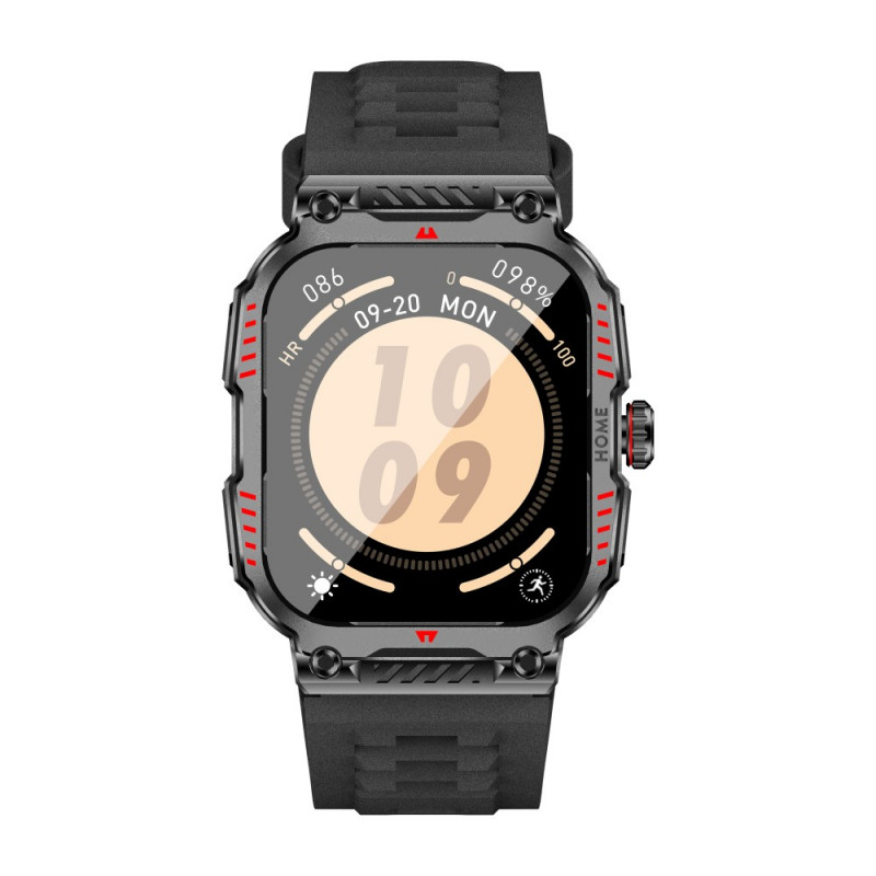 Смарт-годинник W&O X7 Plus 44mm. 300 mAh. IP67 Black