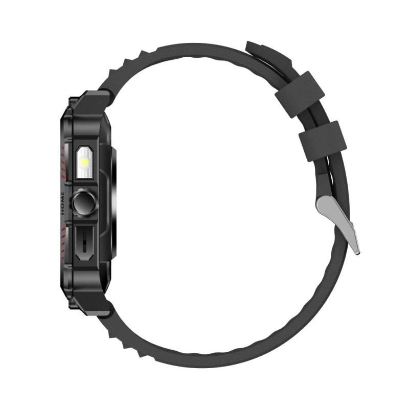 Смарт-годинник W&O X7 Plus 44mm. 300 mAh. IP67 Black