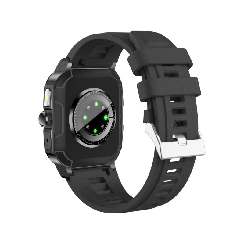 Смарт-годинник W&O X7 Plus 44mm. 300 mAh. IP67 Black