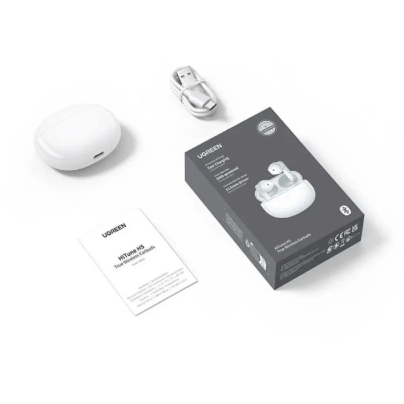 Бездротові навушники UGREEN WS201 HiTune H5 True Wireless Earbuds(UGR-15612)
