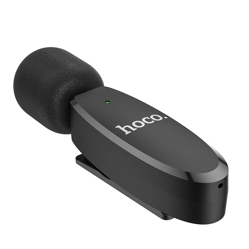 Бездротова мікрофонна система HOCO L15 Type-C Crystal lavalier wireless digital microphone Black